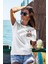 Unisex T-Shirt, Animals, Panda Tasarım Baskılı, Regular, Beyaz T-Shirt NO:00310 2