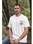 Unisex T-Shirt, Animals, Panda Tasarım Baskılı, Regular, Beyaz T-Shirt NO:00310 3