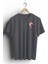 Unisex T-Shirt, Animals, Retro Kuğu Tasarım Baskılı, Regular, %100 Pamuk, Antrasit T-Shirt No: 00535 1