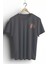 Unisex T-Shirt, Renkli Baskılı, Regular, Pamuk, Antrasit T-Shirt NO:00433 1