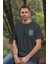 Unisex T-Shirt, Slytherin Tasarım Baskılı,Regular, Pamuk, Siyah T-Shirt No: 00529 3