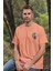 Unisex T-Shirt, Animals, Aslan Tasarım Baskılı, Oversize, Somon T-Shirt NO:00391 3