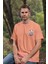 Unisex T-Shirt, Animals, Panda Tasarım Baskılı, Regular, Somon T-Shirt NO:00310 3