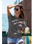 Unisex T-Shirt, Animals, Tilki Tasarım Baskılı, Regular, Antrasit T-Shirt NO:00311 2