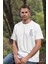 Unisex T-Shirt, Animals, Fare Tasarım Baskılı, Oversize, Beyaz T-Shirt NO:00329 3