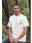 Unisex T-Shirt, Animals, Sevimli Tavşan Tasarım Baskılı, Regular, Beyaz T-Shirt NO:00393 3