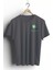Unisex T-Shirt, Be Green Tasarım Baskılı, Regular, %100 Pamuk, Antrasit T-Shirt NO:00422 1