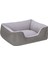 Echo Kedi ve Köpek Yatağı Gri/Gri Peluş S 60x50cm 2