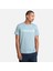 Kennebec Rıver Linear Logo Short Sleeve Erkek Mavi Tshirt TB0A5UPQ7581 1