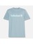 Kennebec Rıver Linear Logo Short Sleeve Erkek Mavi Tshirt TB0A5UPQ7581 5