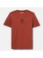 Print Stack Logo Short Sleeve Tee Erkek Kahverengi Tshirt TB0A6WWTEOD1 5