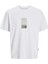 Jack Jones Jcopacer Photo Brandıng Tee Ss Cre Pls Erkek Beyaz Büyük Beden Tshirt 12278555-01 1