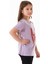 %100 Pamuk Simli Love Yazı Baskılı Kız Çocuk Tişört 3