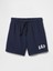 Erkek Bebek Lacivert Gap Logo Havlu Kumaş Relaxed Pull-On Şort 1