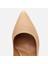 01AYH304140A330 KADIN Deri Bej Orta Topuklu Stiletto 5