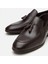 02AYH303410A480 ERKEK Deri Kahve Püskül Detaylı Loafer 4