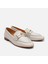 01AYH306210A400 KADIN Deri Ekru Tokalı Loafer 2