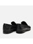 02AYH303410A100 ERKEK Deri Siyah Püskül Detaylı Loafer 5