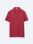Mürdüm Düz Polo Yaka %100 Pamuk T-Shirt 1
