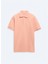 Somon Düz Polo Yaka %100 Pamuk T-Shirt 1