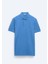 Saks Düz Polo Yaka %100 Pamuk T-Shirt 1