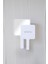 Şık Tasarımlı Beyaz El Aynası Mirror Square (White) 3