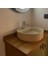 Asma 2 Kapaklı Lavabolu Ahşap-Mat Yeşil Mdf 70 cm Banyo Dolabı-Ledli Ayna 3