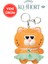 Sevimli Kedi Figürlü Şık Anahtarlık CLIO Koshort Keyring (Luxury Koshort) 1
