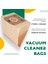 10 Adet Elektrikli Süpürge Kraft Kağıt Toz Torbası Çift Filtre Toz Torbası Z1480 ZW1200-211 ZC1120B ZC1120R ZC1120Y ZMO1510 ZMO1511 ZMO1530 ZMO1550 Serisine Uygun (Yurt Dışından) 4