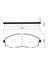 Ön Balata Starex 2.4i-2.5d 97 2.4i-2.5tci-2.5 Crdi 98 H1 2.4 Mpi 4WD-2.5 D/td-2.5 Tci GDB3201 x 12 1