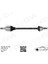 Komple Aks Arka Sol Defender L663 Discovery 5 L462 R.r 4 Vogue L405 R.r Sport 2 L494 837MM 12 1