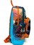 Kids Mavi Turuncu High Wheels Truck Desenli Dört Bölmeli Okul Sırt Çantası 23778 4