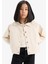Kız Çocuk Cropped Fit Pamuklu Uzun Kollu Gömlek D9147A825SP 3