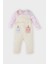Kız Bebek 2'li Takım Unicorn Baskılı Sweatshirt Salopet Tulum E0487A525SP 5