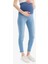 Skinny Fit Yüksek Bel Düz Paça Uzun Hamile Pantolon Z6878AZ24SP 6