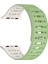 Watch 10 42MM Uyumlu KRD-124 Silikon Kordon Strap Kayış-Açık YEŞIL-STARLIGHT-8680436815779-MLTD 1