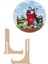 36 Parça, 42CM Çapında 3mm Ahşap Üstüne Rakun Temalı Puzzle 2