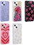 Apple iPhone 13 Kılıf Simli Desenli Kamera Korumalı Parlak Zore Popy KAPAK-KULÜBE-8680436596104-MLTD 2