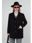 Süet Blazer Ceket Siyah 4