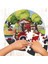 36 Parça, 42CM Çapında 3mm Ahşap Üstüne Sevimli Karakterler Temalı Puzzle 1