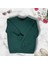 Nefti Bisiklet Yaka Oversize Şardonlu Basic Sweatshirt 2