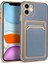 Apple iPhone 11 Kılıf Zore Bark Kartlıklı KAPAK-MAVI-8680436611081-MLTD79784 1