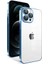 Apple iPhone 12 Pro Max Kılıf Kamera Korumalı Renkli Çerçeveli Zore Garaj Kapak-Mavi AÇIK-8680436638 1