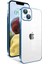 Apple iPhone 14 Kılıf Kamera Korumalı Renkli Çerçeveli Zore Garaj Kapak-Mavi AÇIK-8680436638644-MLTD 1
