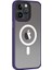 Apple iPhone 13 Pro Kılıf Wireless Şarj Özellikli Zore Hibrit Magsafe KAPAK-SIYAH-8680436627426-MLTD 5