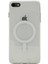 Apple iPhone 8 Kılıf Magsafe Şarj Özellikli Şeffaf Sert Pc Zore Embos KAPAK-RENKSIZ-8680436655832-ML 2