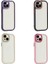 Apple iPhone 14 Kılıf Kamera Korumalı Renkli Kenar ve Çerçeve Tasarımlı Zore Vitamin KAPAK-SIYAH-868 3