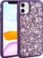 Apple iPhone 12 Kılıf Parlak Taşlı Tasarım Zore Linea Kapak-Derin MOR-8680436698365-MLTD90796 1