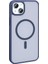 Apple iPhone 13 Kılıf Magsafe Şarj Özellikli Mat Arka Yüzey Zore Sio Kapak-Koyu YEŞIL-8680436777152- 5