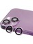 iPhone 14 Uyumlu Zore Cl-07 Kamera Lens KORUYUCU-MOR-8680436609958-MLTD776772 1